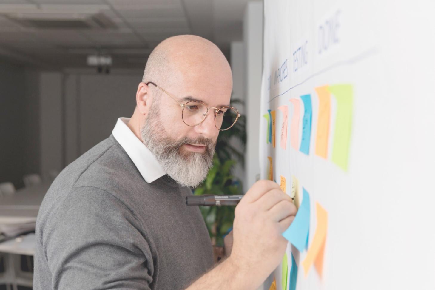 Session de travail collaborative sur les stratégies financières numériques